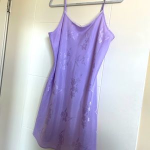 Lilac Womens Slip Dress - Size L